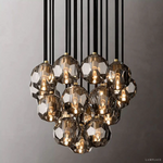 Boule De Radiant Crystal Cluster Chandelier 19"