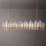 Monclair Radiant Crystal Linear Chandelier 72"
