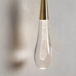 Soltaire Raindrop Glass Wall Sconce