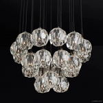 Boule De Radiant Crystal Cluster Chandelier 24"