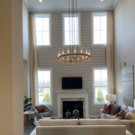 Ravelle Clear Glass Round Chandelier 60"