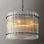 San Marco Vintage Glass Round Chandelier 22"