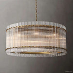 San Marco Vintage Glass Round Chandelier 37"