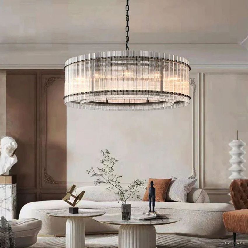 San Marco Vintage Glass Round Chandelier 60"