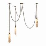 Alabaster Flint 5 Light Cluster Chandelier