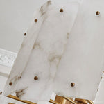 Alabaster Lorry Modern Round Chandelier