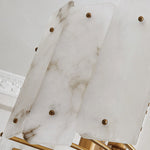 Alabaster Lorry Modern Round Chandelier