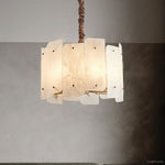 Alabaster Lorry Modern Round Chandelier