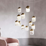 Alabaster Harmony Multi-Drop Chandelier