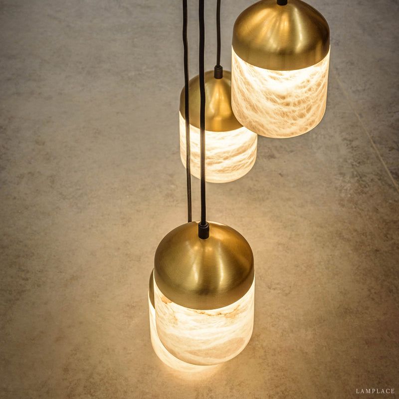 Alabaster Harmony Multi-Drop Chandelier