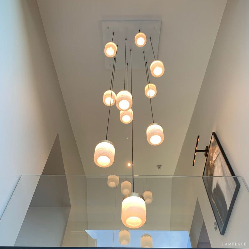 Alabaster Harmony Multi-Drop Chandelier