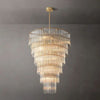 Amadeo Prismatic Array Grand Glass Chandelier 36"
