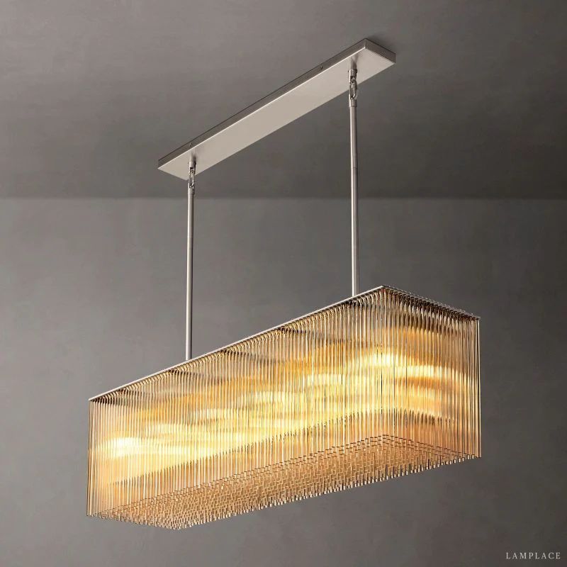 Amadeo Prismatic Array Rectangular Chandelier 54"