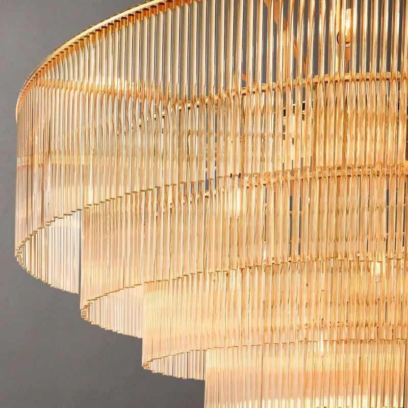 Amadeo Prismatic Array Round Chandelier 50"