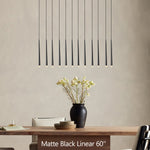 Aquitaine Faceted Cluster Linear Chandelier 60"