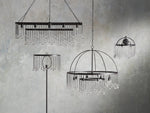 Aubrey Crystal Ball Tiered Round Chandelier