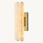 Audubon Sculpt Alabaster Double Wall Sconce