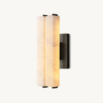 Audubon Sculpt Alabaster Double Wall Sconce