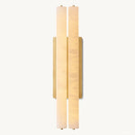 Audubon Sculpt Alabaster Double Wall Sconce