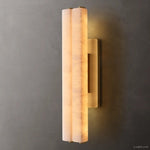Audubon Sculpt Alabaster Double Wall Sconce