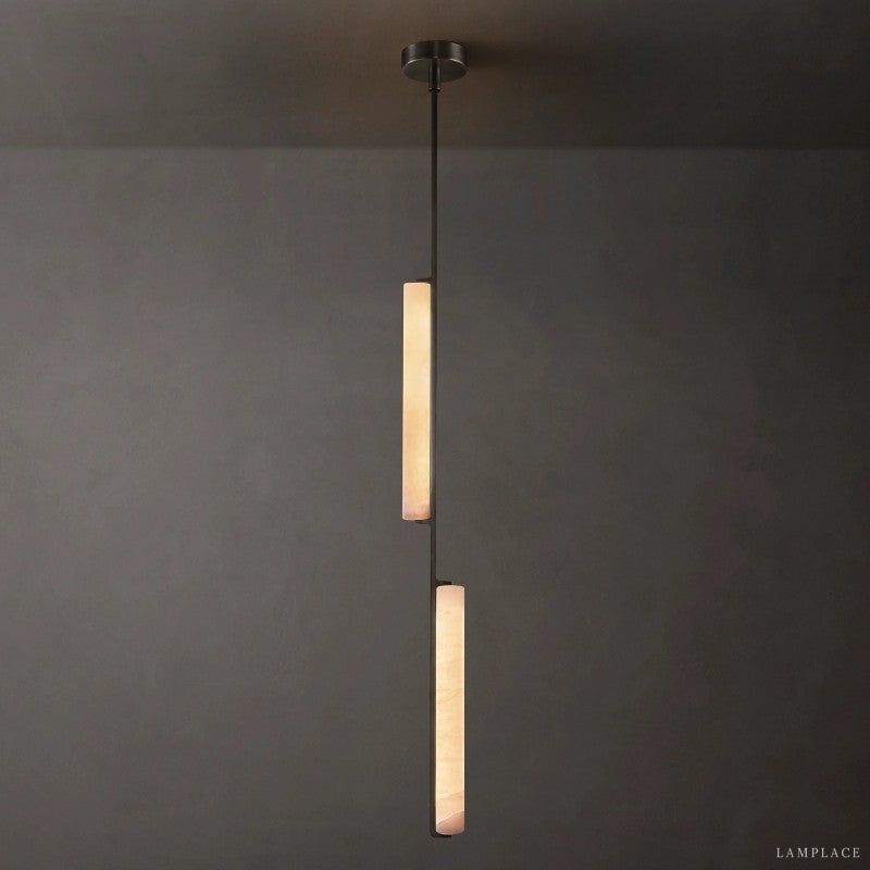 Audubon Sculpt Alabaster Pendant Light