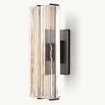 Audubon Sculpt Crystal Double Wall Sconce