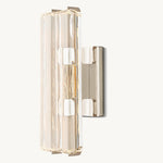Audubon Sculpt Crystal Double Wall Sconce