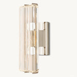 Audubon Sculpt Crystal Double Wall Sconce