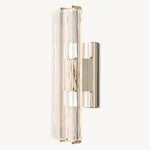 Audubon Sculpt Crystal Double Wall Sconce