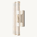 Audubon Sculpt Crystal Double Wall Sconce