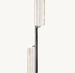 Audubon Sculpt Crystal Linear Chandelier 54"