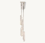 Audubon Sculpt Crystal Linear Chandelier 54"