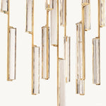 Audubon Sculpt Crystal Round Chandelier 40"