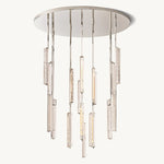 Audubon Sculpt Crystal Round Chandelier 56"