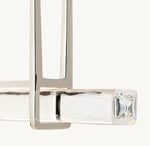 Audubon Sculpt Crystal Single Bar Linear Chandelier 60"