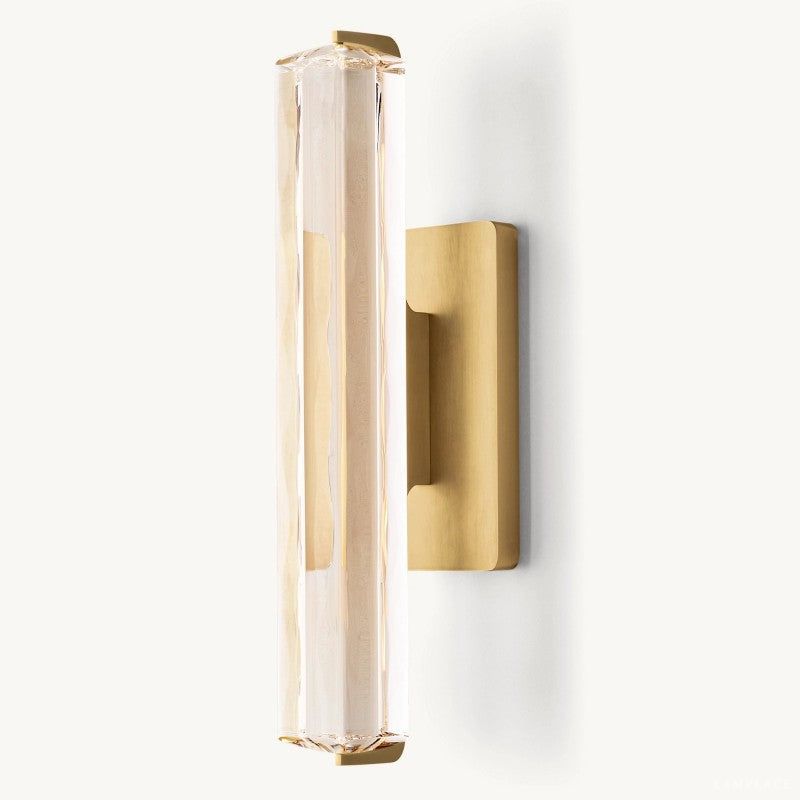 Audubon Sculpt Crystal Single Wall Sconce