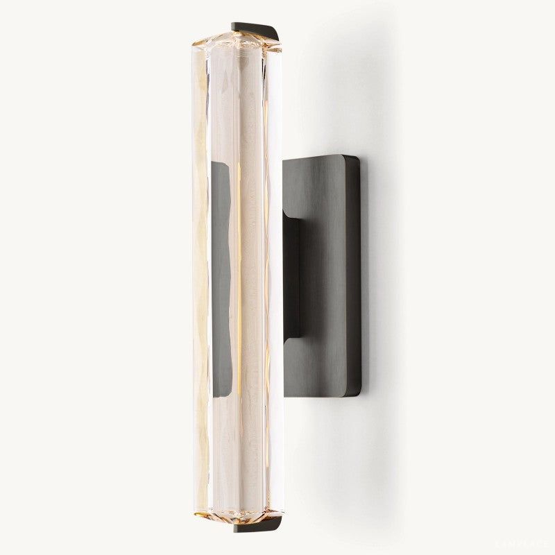 Audubon Sculpt Crystal Single Wall Sconce
