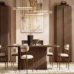 Audubon Sculpt Crystal Triple Bar Linear Chandelier 72"