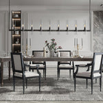 Ravelle Clear GlassLinear Chandelier 73"
