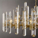 Monclair Radiant Crystal Linear Chandelier 72"