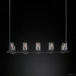 Pauillac Modern Heritage Linear Chandelier 49"