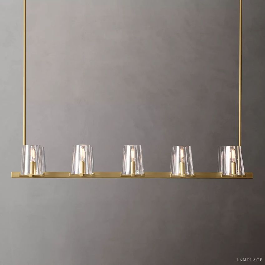 Pauillac Modern Heritage Linear Chandelier 49"