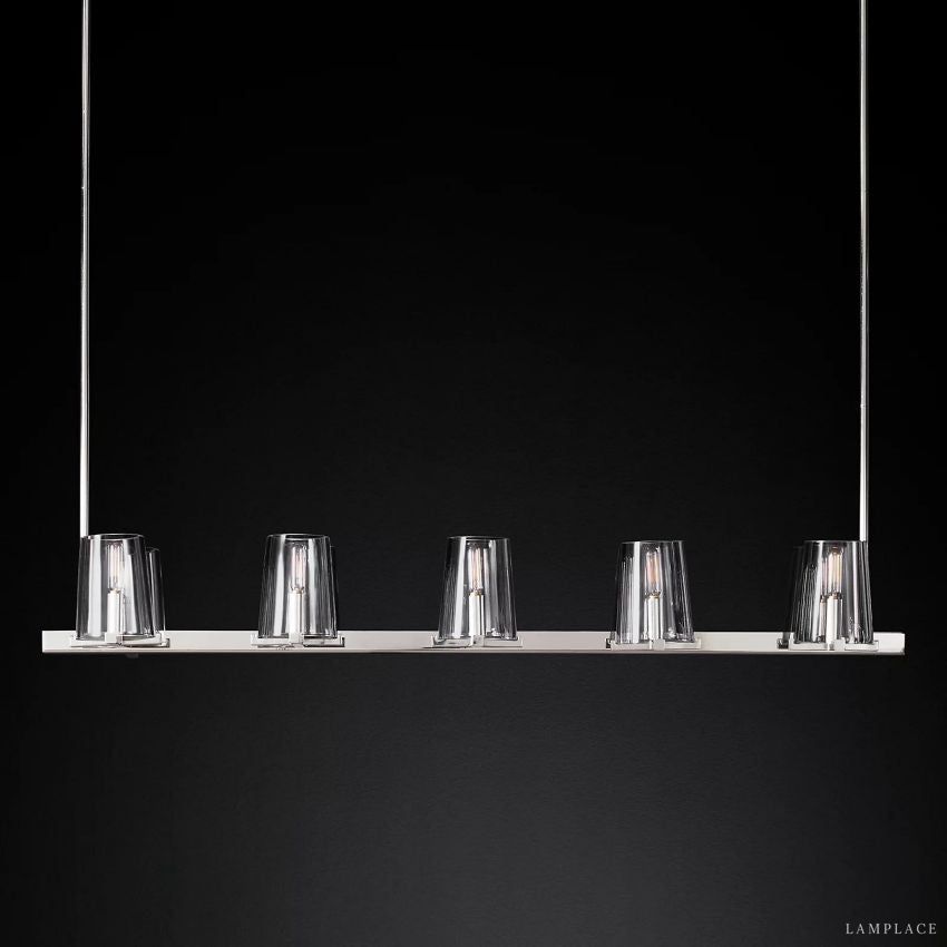 Pauillac Modern Heritage Linear Chandelier 49"