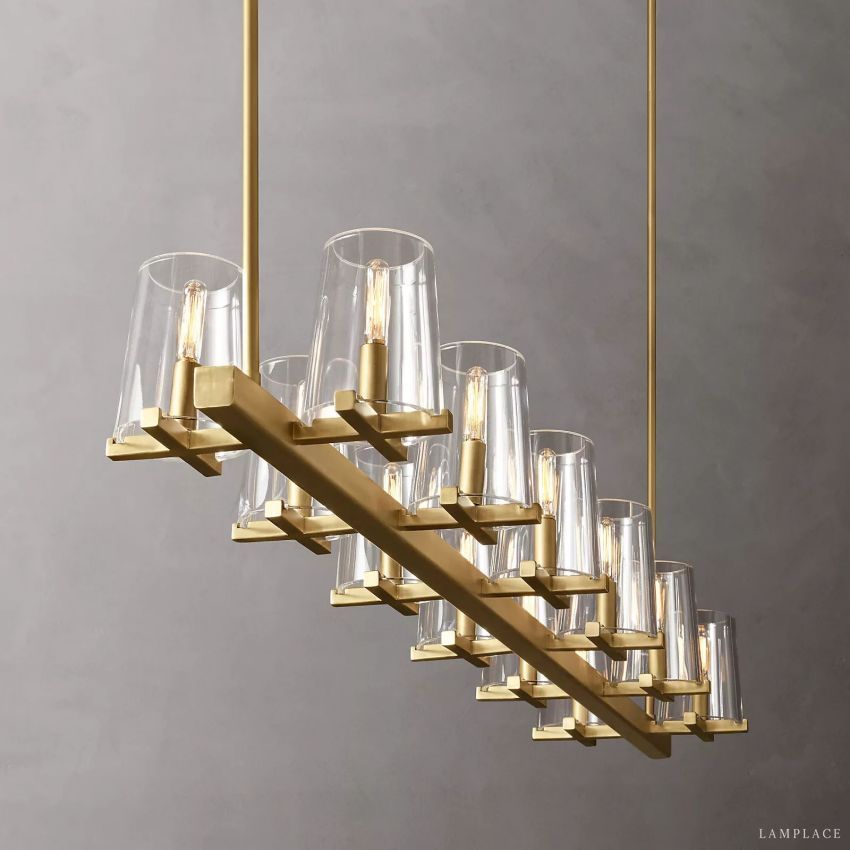 Pauillac Modern Heritage Linear Chandelier 60"