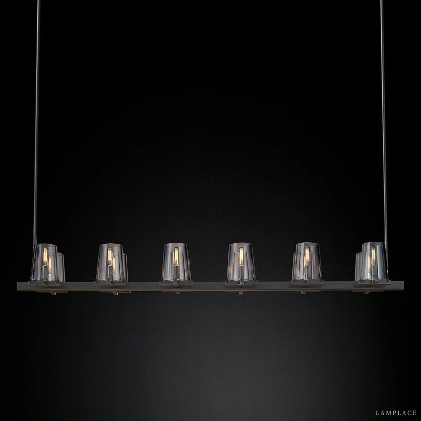 Pauillac Modern Heritage Linear Chandelier 60"