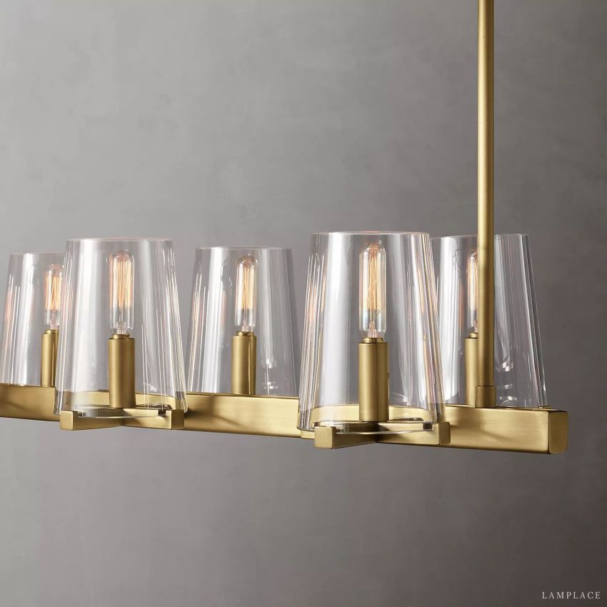 Pauillac Modern Heritage Linear Chandelier 49"