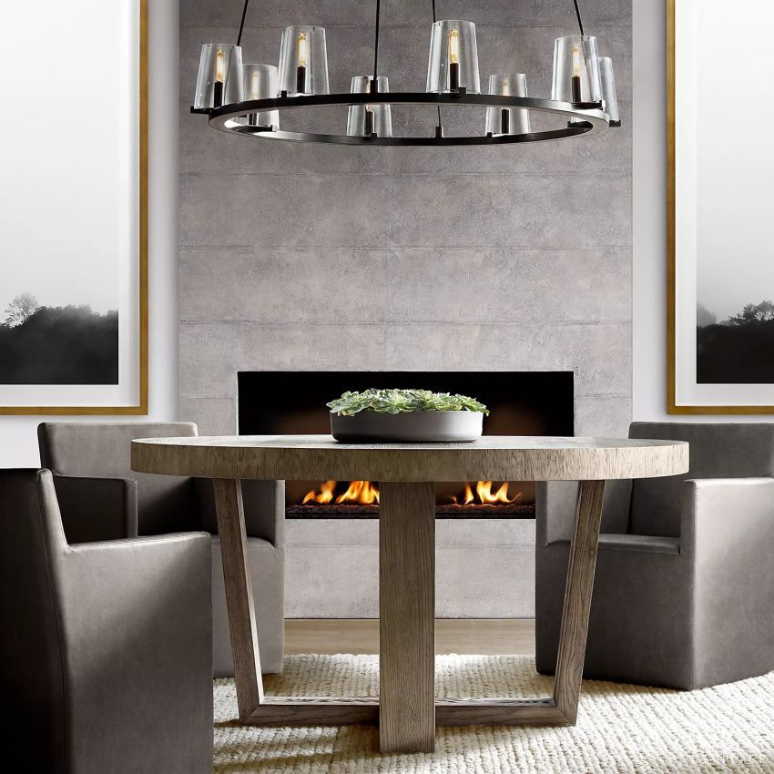 Pauillac Modern Heritage Round Chandelier 48"