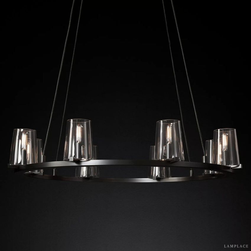 Pauillac Modern Heritage Round Chandelier 36"