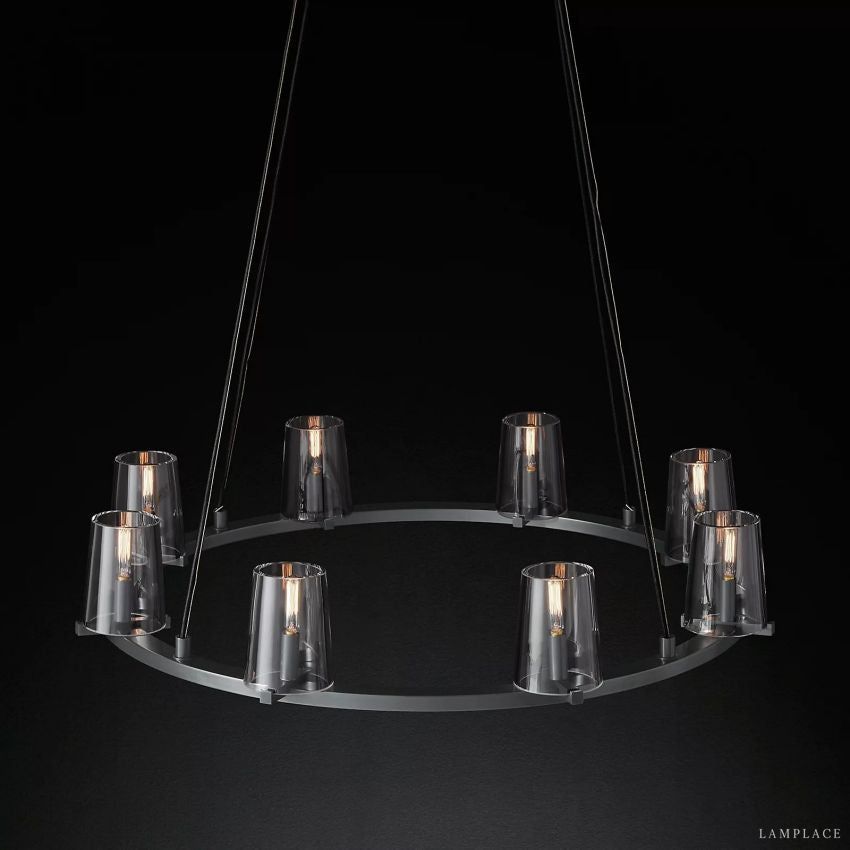 Pauillac Modern Heritage Round Chandelier 36"