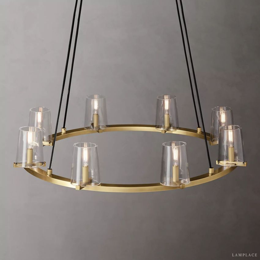 Pauillac Modern Heritage Round Chandelier 36"